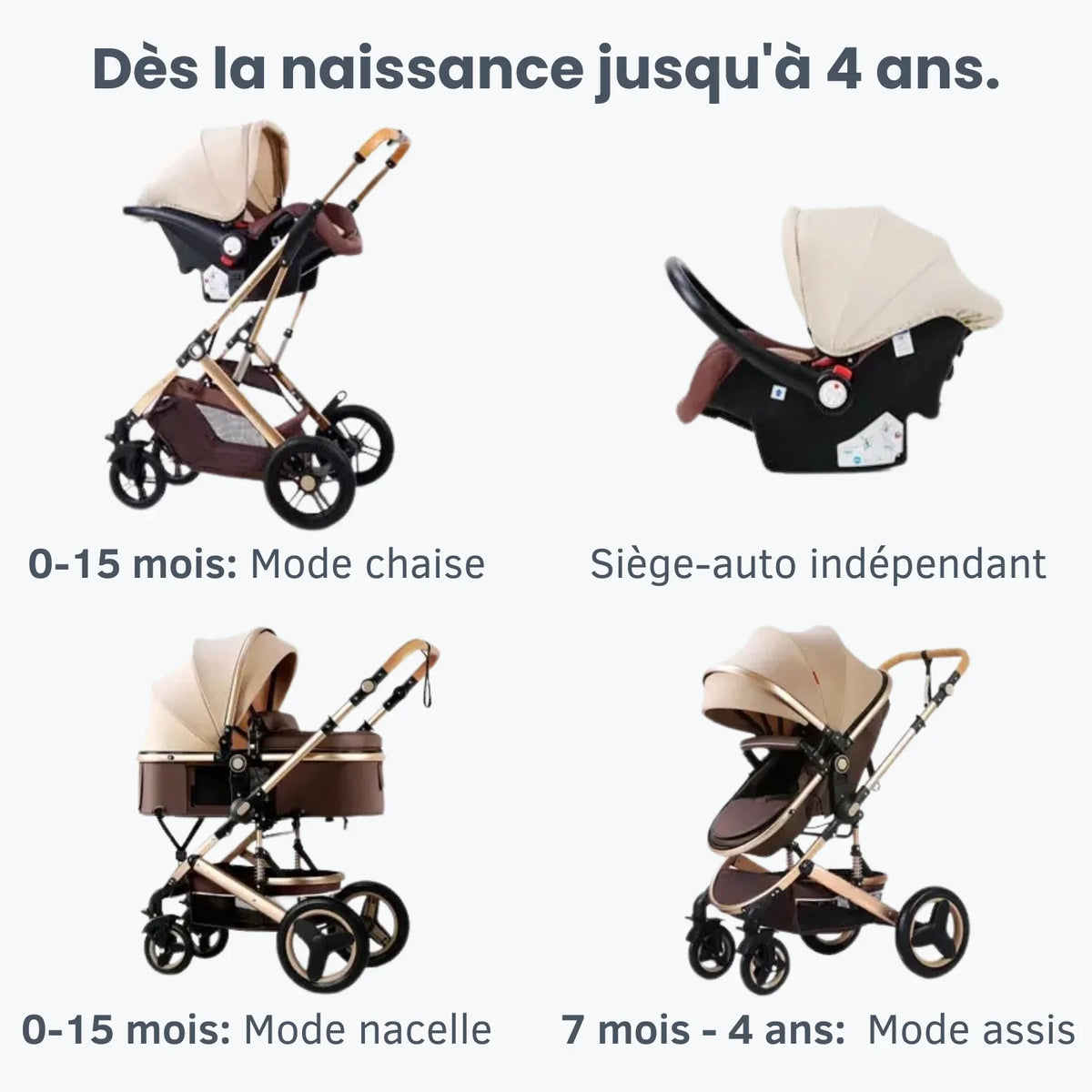 Poussette 3 en 1 Trio™ MOOV
